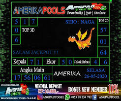 Syair Amerika Hari Selasa 26 Mei 2020 Di 2020 Selasa Kamis