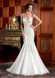 Buy Discount Elegant Tulle Spaghetti Straps Neckline Natural Waistline Mermaid Wedding Dress With Emb Wedding Dresses Amazing Wedding Dress Wedding Dress Sizes
