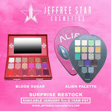 Maybe you would like to learn more about one of these? Jeffree Star Auf Twitter Restock Alert The Bloodsugar Alien Palettes Are Backkkk Shop Https T Co Thvazo0zvo