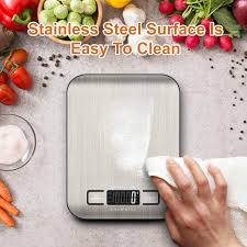 Buy Crownful Food Scale 11lb Digital Kitchen Scales Weight Ounces And Grams For Cooking And Baking 6 Units With Tare Function Batteries Included Online In Vietnam B08cz9r2d5