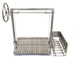This Is A Stainless Steel Argentine Grill Kit Comes In 36x24 And 48x24 And Can Be Accompanied By A Side Or A Rear Bras Grill Kit Argentine Grill Custom Grill