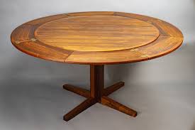 Fri chair for fritz hansen Circular Extending Rosewood Flip Flap Lotus Dining Table By Dyrlund 1970s Dyrlund Vinterior