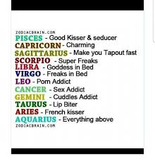 It's really a magical feeling to kiss cancer. Zodiac Brain Com Pisces Good Kisser Seducer Capricorn Charming Sagittarius Make You Tapout Fast Scorpio Super Freaks Libra Goddess In Bed Virgo Freaks In Bed Leo Porn Addict Cancer Sex Addict