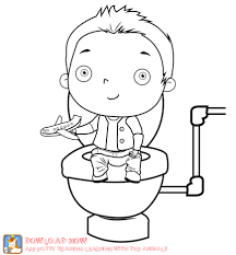 Printable going potty coloring pages. Potty Training Learning With The Animals Potty Training Kids Potty Training Apps Potty Training Boys