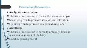 Image result for Labor Sedation