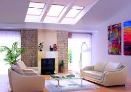 A skylight helps bring the beautiful glow of natural light of the sun, sky, and stars into your room. 30 Inspirational Ideas For Living Rooms With Skylights