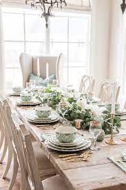 10 Elegant St Patricks Day Table Decor Ideas Dining Table Centerpiece Table Centerpieces For Home Dining Room Centerpiece