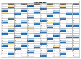 Ca tombe bien nous avons ce qu'il vous. Imprimable Modifiable Calendrier 2021 Excel Modele The Imprimer Calendrier