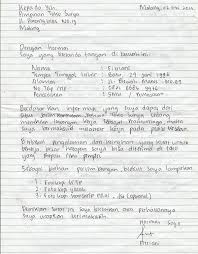 Contoh surat lamaran kerja umum, bank, karyawan, alfamart, pt, sekolahan, formal, fresh graduate, bahasa inggris, via email, tulis tangan, simple & downloadable. 5 Contoh Surat Lamaran Kerja Tulis Tangan Terbaru Broonet