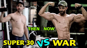 Hrithik Body Transformation Hrithik Roshan Body For War Super 30 To War Inspirational Video