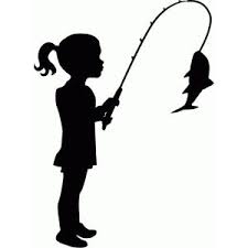 Download Silhouette Design Store View Design 79905 Little Girl Fishing Silhouette Fish Silhouette Silhouette Silhouette Art