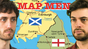 The map shows that the river tweed for a part. The World S Oldest Border Youtube
