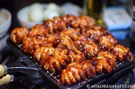 Vingle Jukumi Gui Grilled Baby Octopus Mykoreaneats Collection Korean Food Photography Octopus Recipes Seafood Recipes Food Inspiration