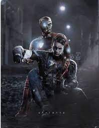 Broken Iron Man Saves Captain America Endgame Art Marvel Superheroes Avengers Marvel Avengers Funny