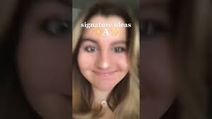 Cute & aesthetic signature ideas for A names 💗#shorts