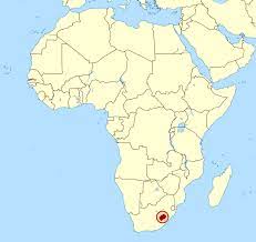 Its lowest point is 1,400 m above sea level; Detailed Location Map Of Lesotho In Africa Lesotho Africa Mapsland Maps Of The World