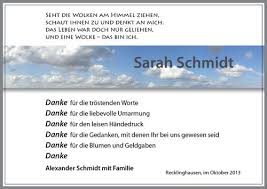 Danksagungen Danksagungen Trauer Danke Sagen Todesanzeigen Spruche