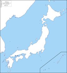 A collection of japan maps; Japan With Ryukyu Islands Free Map Free Blank Map Free Outline Map Free Base Map Coasts