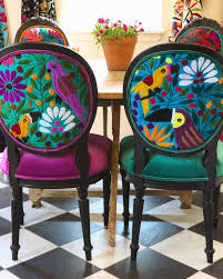 Eclectic Boho Dining Chairs Boho Dining Chairs Funky Painted Furniture Boho Chair