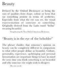 Oxford Definition Of Beauty Beauty Latin Words Opinion Essay
