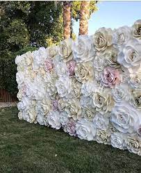 Diy Paper Flower Wedding Backdrop Paper Flowers Wedding Flower Wall Wedding Diy Wedding Backdrop