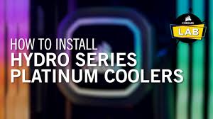 115x, intel 2011/2066, amd am3/am2, amd am4, amd tr4 lighting rgb radiator size 240mm fan model ml series fan airflow 75 cfm noise level 37 dba fan static. How To Install Hydro Series Platinum Coolers Youtube