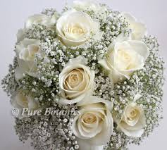 Make your wedding in style with a fresh flower wedding bouquet made by our florists. Gypsophila Bridal Bouquet Pure Botanics