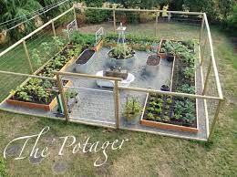 The Potager Backyard Vegetable Gardens Fenced Vegetable Garden Deer Resistant Garden