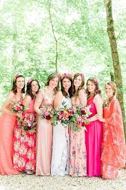 Brightly Colorful Sequined Wedding Ruffled Bright Bridesmaid Dresses Mixed Bridesmaid Dresses Bright Wedding Colors