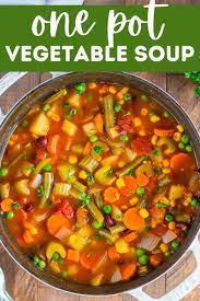 Easy Homemade Vegetable Soup Healthy Hearty Simple Recipe In 2021 Vegetable Soup Recipes Healthy Vegetable Soup Recipes Healthy Soup Recipes