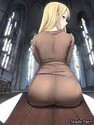 Porn image of hentai church sitting big ass blonde lift dress 20 created by  AI