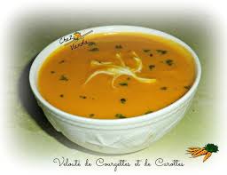 Veloute De Courgettes Et Carottes Chez Vanda Veloute Courgette Chez Vanda Recette Soupe Courgette