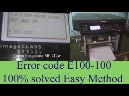 If you are looking for canon printing supplies, this is the right page. Turn The Main Power Off And On E100 0001 In Canon Imageclass Mf 212w Mf 4720d Mf4820d Mf221d Printer Ø¯ÛŒØ¯Ø¦Ùˆ Dideo