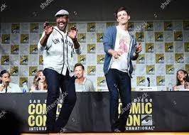 Jesse L Martin Left Grant Gustin Tap Editorial Stock Photo Stock Image Shutterstock