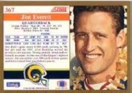 Amazon.com: 1991 Score Football Card #367 Jim Everett : Collectibles & Fine  Art