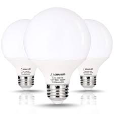 Frosted glass design provides a uniform light for your bathroom. Lohas G25 Led Globe Light Bulbs 9w Vanity Round Light Bulb 60w Equivalent 800lm E26 Base Daylight 5000k Globe Light Buy Online In Dominica At Dominica Desertcart Com Productid 170493424