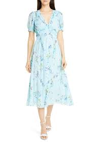 Tanya Taylor Alfonsa Floral Silk Cotton Midi Dress Regular Plus Size Floral Maxi Dress Nordstrom Dresses