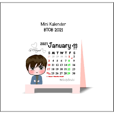 Btob 's yook sungjae left a surprise message to fans while still in the military! Btob 2021 Mini Calendar Shopee Malaysia