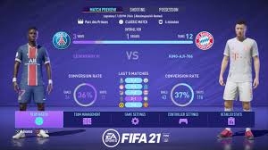 Bayern munich host psg in the snow and chelsea take on italians, porto in london. Fifa 21 Paris Saint Germain Vs Bayern Munich Full Gameplay Ps4 Hd Youtube