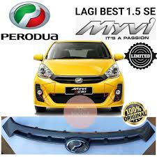 Maybe you would like to learn more about one of these? Perodua Myvi 1 5 Se Original Lagi Best Bumper Grill Including Original Perodua Logo Shopee Malaysia