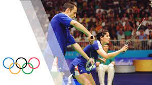 Badminton was first held as a demonstration sport at the 1972 summer olympics , and was an exhibition sport at the 1988. Badminton Mixed Doubles Sydney 2000 Summer Olympic Games Youtube