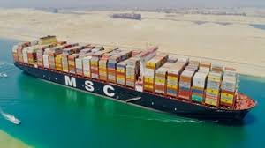 Traffic is expected to resume soon, port agent gac said on. World S Largest Container Ship Transits Suez Canal