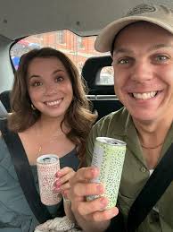 Wine tinnies & taxis. Off to shmooze with Danny Dyer for series 2 of Mr Big  Stuff, do you reckon I can persuade him to do a collab? #sky #SkyUK  #mrbigstuff #pr #