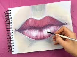 Learn How To Draw And Paint Realistic Lips And Mouth Using Acrylic Paint In This Easy Step B Realistic Eye Eye Drawing Tutorials Acrylic Painting For Beginners