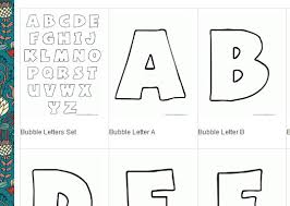 Printable full page letters of the alphabet. 10 Best Free Printable Bubble Letters Alphabet Printablee Com