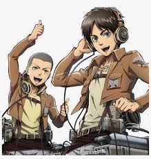 Kicking off levi's birth week ♡. Eren Jaeger And Connie Springer From Shingeki No Attack On Titan Chibi Characters Png Image Transparent Png Free Download On Seekpng