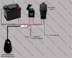 Wiring diagram for spot lights on a hilux. 4wdprofishop