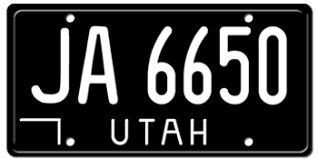 1968 Utah State License Plate Embossed With Your Custom Number Custom Personalized Vanity Auto Plates Licenseplates Tv