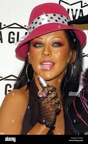 Christina Aguilera poses