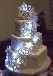 Light Up Snowflake Cake Snowflake Cake Winter Cake Winter Wonderland Cake